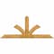 Ekena Millwork Richland Rough Sawn Timber Gable Bracket, Western Red Cedar, 84"W x 35"H x 2"D x 6"F, 10/12 Pitch GBW084X35X0206RIC00RWR - alternate 1